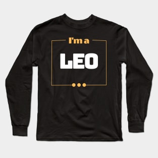 I'm a Leo Long Sleeve T-Shirt